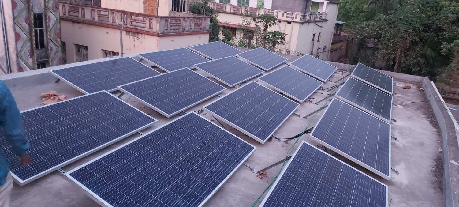 Plassey Panchayat Solar Project 5kw
